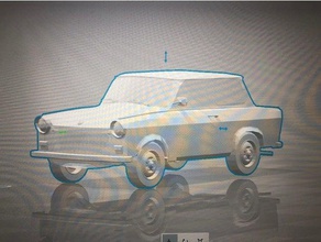 trabant 601 automotive 3d print model - Mito3D