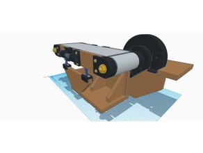 machines à bois ponceuse bande les machines-outils 3d print model - Mito3D