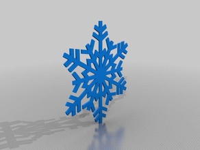 quente floco de neve os acessórios 3d print model - Mito3D
