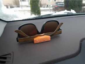 sunglasses holder car dashboard outdoor & garden 3d print model - Mito3D