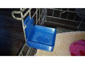 cage feeding bowl pets 3d print model - Mito3D