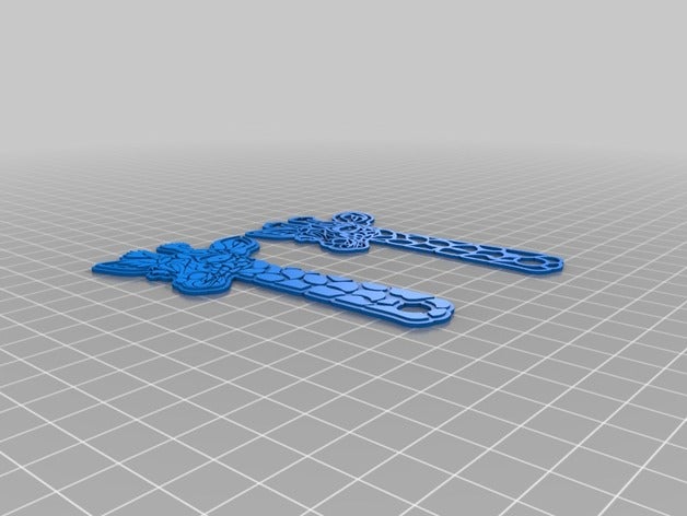 girafe porte cle 3d printing 3D print model - Mito3D
