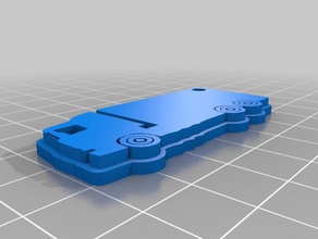 porte-clave de caminhão A impressão 3d 3d print model - Mito3D