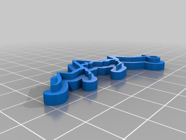 porte-cl montagne 3d printing 3D print model - Mito3D