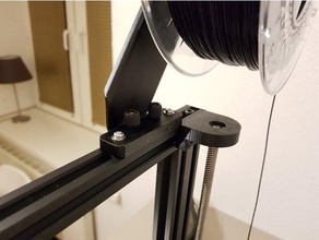 cr10 spool holder frame mount 3d printer parts cr 10 cr-10 creality 3d print model - Mito3D