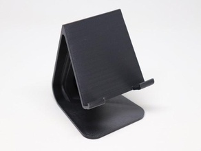 smartphone stand your logo mobile phone custom desk holder 3d print model - Mito3D