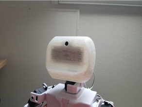 cabeça jd humanóide robótica ez-robô a robô 3d print model - Mito3D