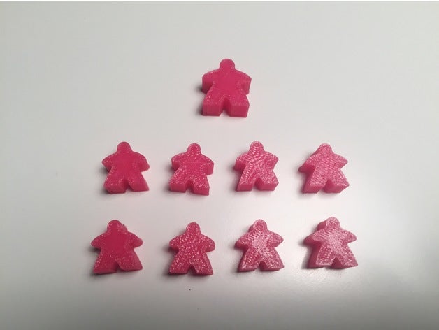 original de carcassonne meeples juguetes y accesorios juego carcsonne meeple horige horigen 3D print model - Mito3D