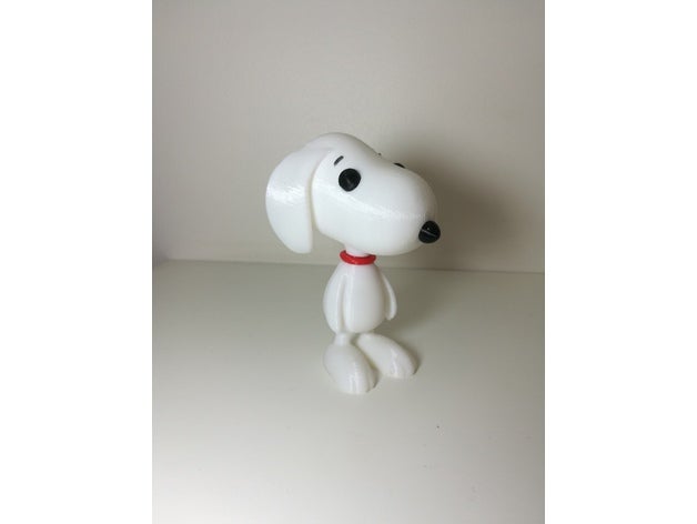 snoopy animaux figure 3D print model - Mito3D