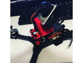 hyperlite hilo 2 viejo estilo gopro monte r c vehículos usar el dental fpv 3d print model - Mito3D