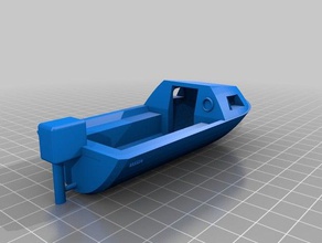 hille fischer 400 La stampa 3d la barca pesca 3d print model - Mito3D