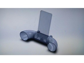 toilet paper core recycling smartphone speaker cradle mobile phone 3d print model - Mito3D