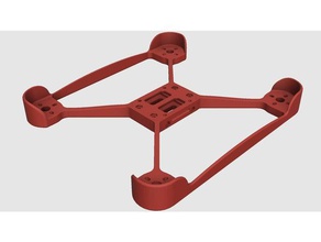 200mm drone telaio verticale tratto v3 r c i veicoli droni fpv racer quadcopter frame racing 3d print model - Mito3D