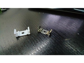 Licht bar clip 3d-drucken led-bar-clip led-Leiste montieren led-Fassung 3d print model - Mito3D