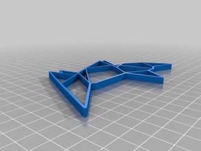 origami Katze Tiere kundengebundene 3d print model - Mito3D