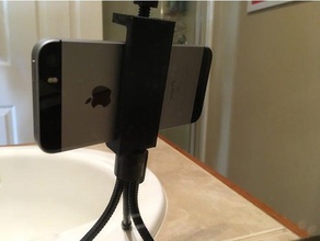 phone tripod mount holder camera bracket iphone 3d print model - Mito3D