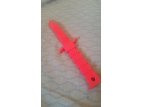assassination classroom knife props assassin 3d print model - Mito3D