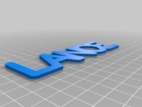 de lance l'organisation personnalisé 3d print model - Mito3D