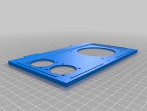 modificato caso coperchio 3 ventole stampante 3d parti 3d print model - Mito3D