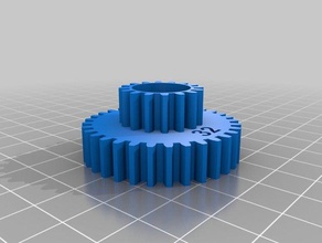 stacked gears quick change gearbox diy 3d print model - Mito3D