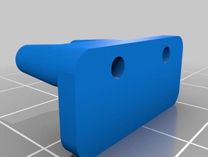 requiem large end-stop support 3d printer parts e3d hotend v6 tevo tarantula 3d print model - Mito3D