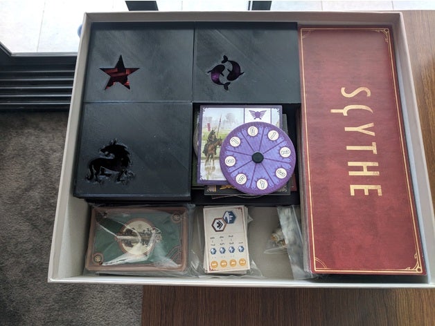 scythe kutusu Organizatör oyuncak & oyun aksesuarları 3D print model - Mito3D