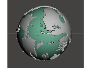 toril map globe games 3d print model - Mito3D