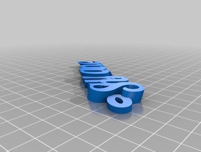 özelleştirilmiş shyanne Anahtarlık 3d print model - Mito3D