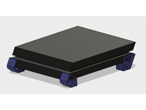 horizontal permanente ps4 pies juegos de video sony 3d print model - Mito3D