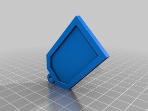 my customized paper tag frame organization 3d print model - Mito3D