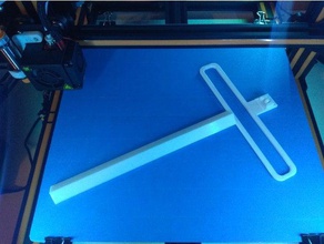 cr-10 de 45 graus led heatbed cabo guia Impressora 3d peças barra do diodo emissor luz 3d print model - Mito3D