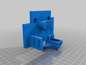 tronxy x5s e3d v6 base plate re-mixed 3d printer parts 3d print model - Mito3D