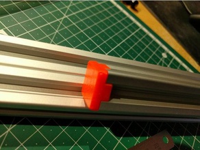 aluminium v-slot 2020 extrusion du capuchon d'extrémité le bricolage 3d print model - Mito3D