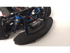 paraurti anteriore asso tc7 transponder r c i veicoli team associati 3d print model - Mito3D