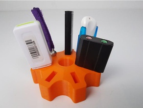 usb holder support pour cl s gadgets case hub stick 3d print model - Mito3D