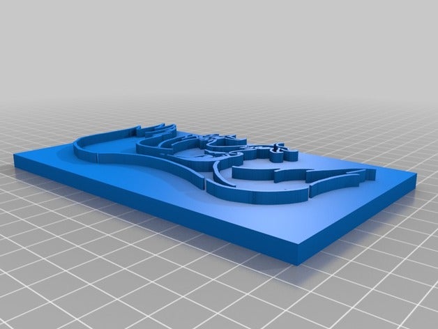 falcon stamp stempel 3d printing 3D print model - Mito3D