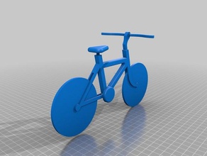 la bicicleta 3d print model - Mito3D