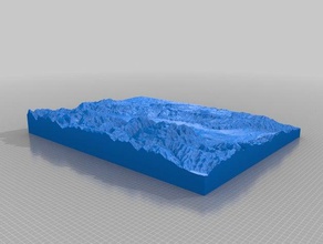 3d baskı buena vista colorado kesti tarama ve kopyaları Jeoloji istatistik araştırma arazi 3d print model - Mito3D