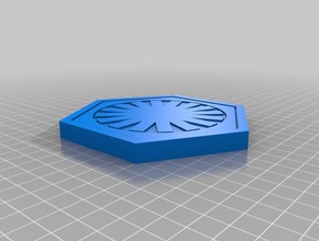 first order mat plate base signs & logos 3d print model - Mito3D