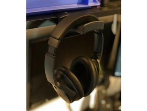 headphone holder hobby headphones headphone holder headset headset holder holder shelf shelf bracket 3d print model - Mito3D