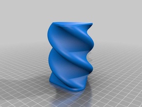 twist conteneur triangle 1 jouets & jeux personnalisé 3d print model - Mito3D