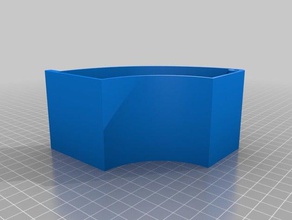 fácil personalizable de cola cajón organización La impresión en 3d bobina cuadro herramientas 3d print model - Mito3D