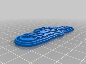 char signos y logotipos personalizado 3d print model - Mito3D