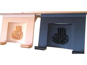kitchen phone stand bismillah arabic caligraphy organization 3d print model - Mito3D