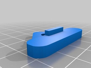 sliding door track guide replacement parts 3d print model - Mito3D