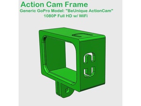 actioncam frame generic gopro camera action cam 3d print model - Mito3D
