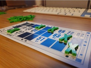bingo chips - loteria A impressão 3d 3d print model - Mito3D