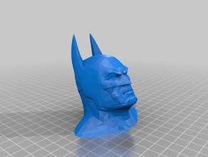 batman bust toys & games 3d print model - Mito3D