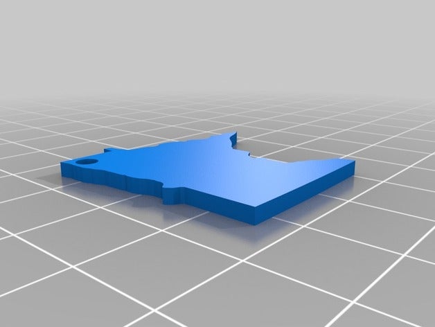 mn keychain keychains 3d 3D print model - Mito3D