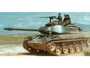 m41 bullgod tank 15mm Spielzeug & Spiele 3d print model - Mito3D